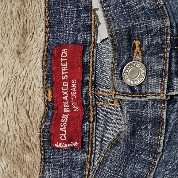 Levi's 550 Classic Relaxed Stretch Men's Jeans Size 10 - Picture 4 of 11